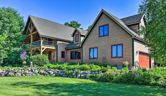 High-End Countryside Lodge w/ Wraparound Porch!