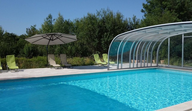 High-end self-catering cottages in nature, with pick-your-own produce.