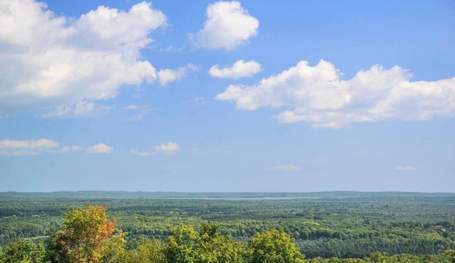 High In The Tress Overlooking Multiple Lakes