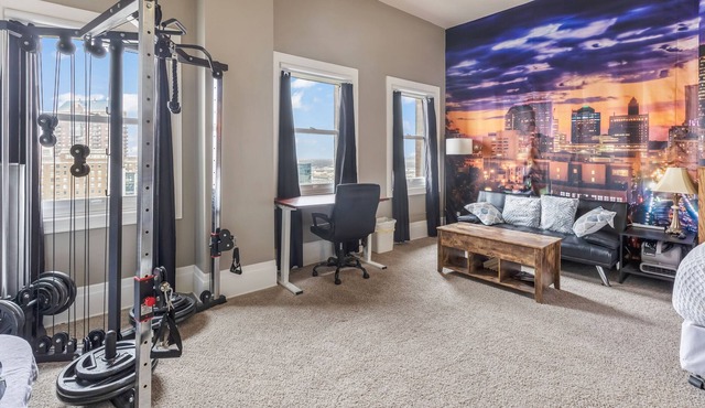 High-rise studio within a historical building