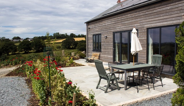 High spec contemporary wood framed house - fantastic views