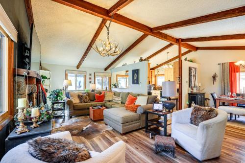 Hike, Bike and Ski Evergreen Home with Game Room!