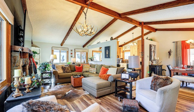 Hike, Bike & Ski: Evergreen Home w/Game Room!