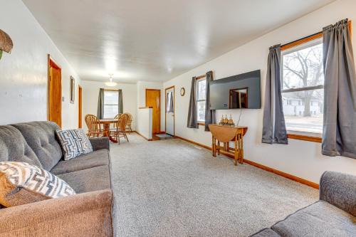 Hike, Fish and Boat Lake Mills Home with Yard