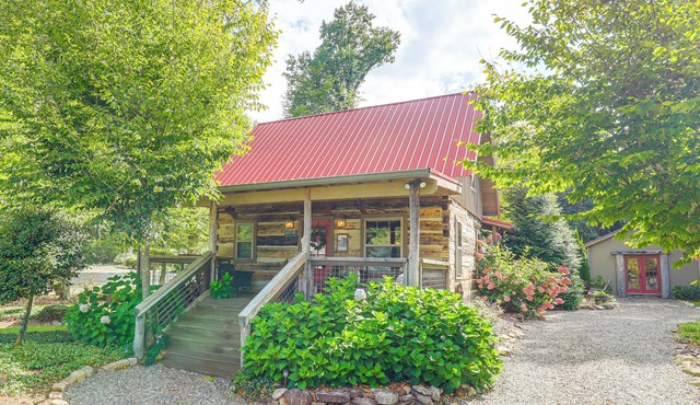 Hike, Leaf Peep & More: Sleek Cabin in Weaverville