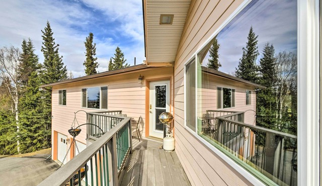 Hillside Anchorage Home by Hiking & Biking Trails!