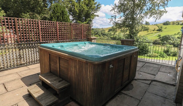 HILLSIDE LODGE, pet friendly, character holiday cottage in Newtown