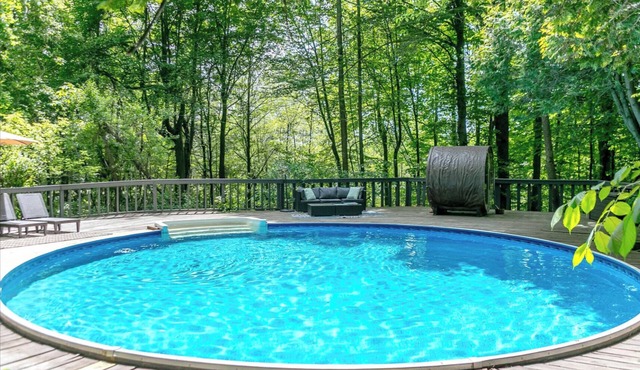 Hilltop Catskills Escape Pool, Sauna & 15 Private Acres