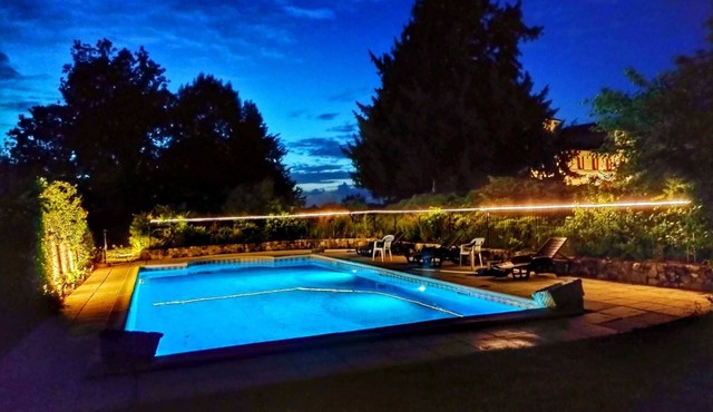 Hilltop Chateau with private pool in 10 Acres prices for up to 27 guests