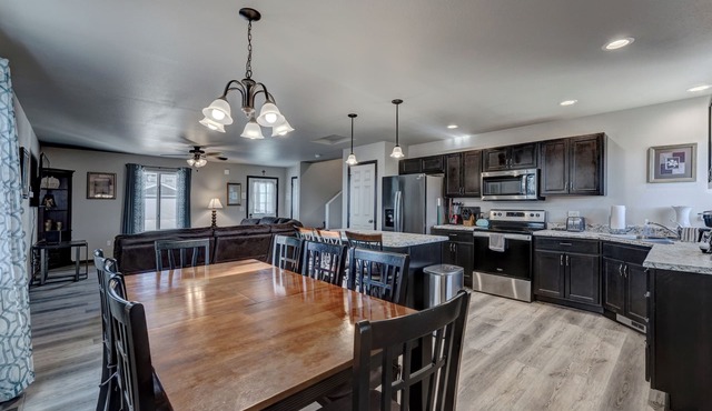 Hilltop Family Home with Game Room