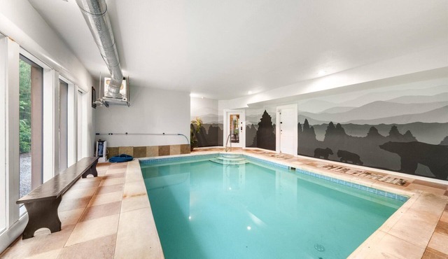 Hilltop Hideaway: HUGE Indoor Heated Pool/Hot Tub/Theatre/Sleeps 18/Pets