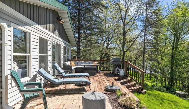 Hilltop Hideaway on Big Twin Lake, minutes from Green Lake attractions.