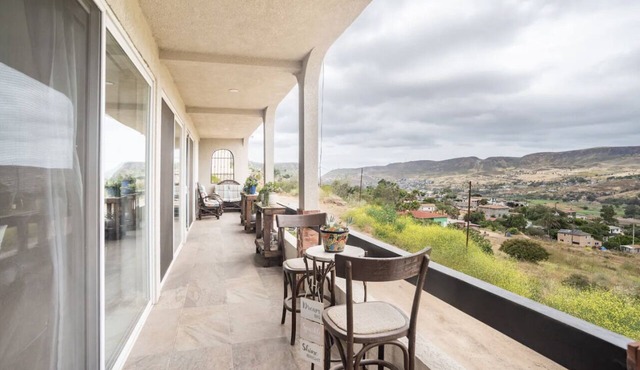 Hilltop home with peaceful Mountain and valley view
