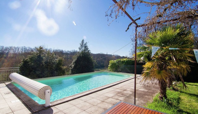 Hilltop Mansion with Pool