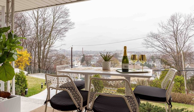 Hilltop Views + Fireplace + Patio + Yard - 25 min drive to NYC!