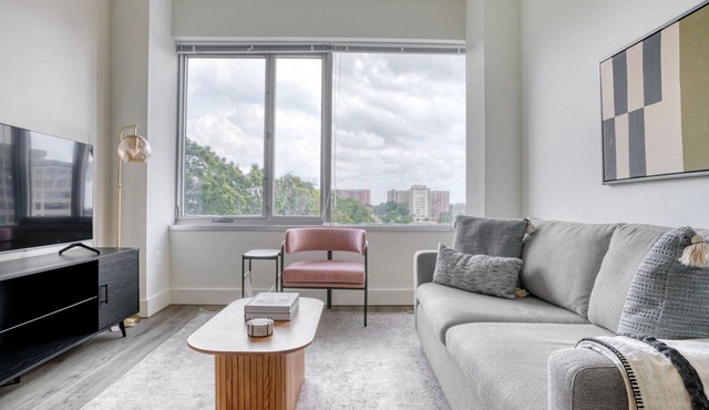 Hip Alexandria West 1BR w/Gym & W/D, nr Metro, by Blueground