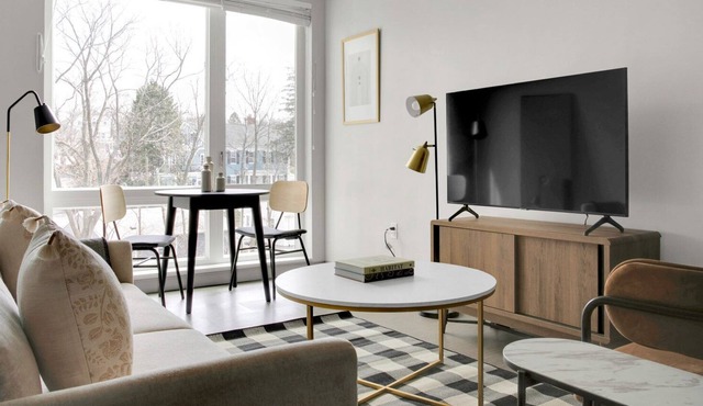 Hip Jamaica Plain Studio w/ Gym & W/D, near Orange Line, by Blueground