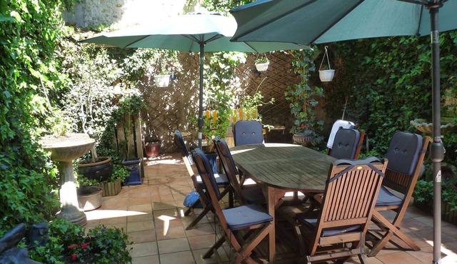 Historic 14th Century house in medieval bastide town of Mirepoix (Ariège)