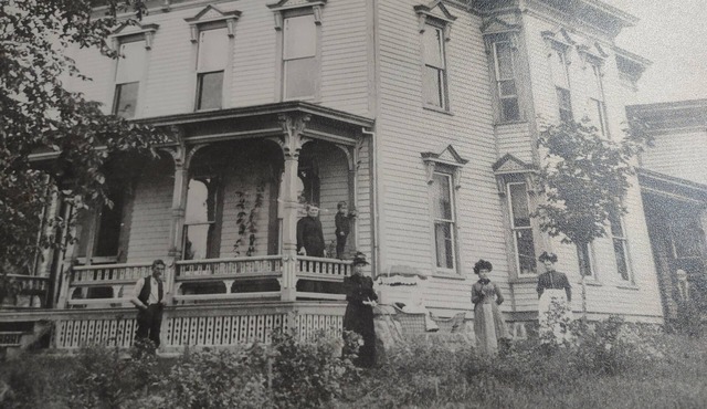 Historic 1840's home on Raquette River with creek, large lawn, view of waterfall