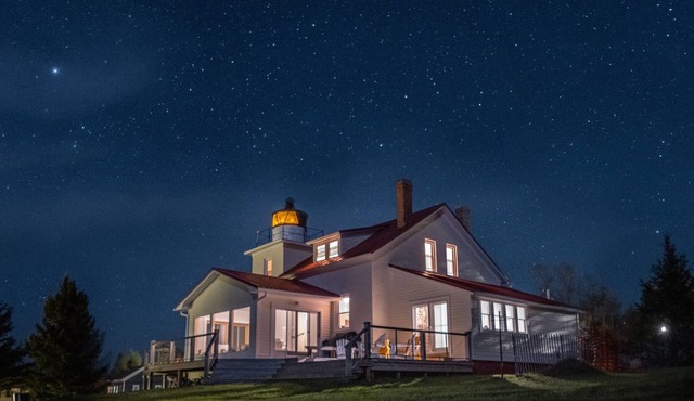 Historic 1850 Lighthouse Lake Superior