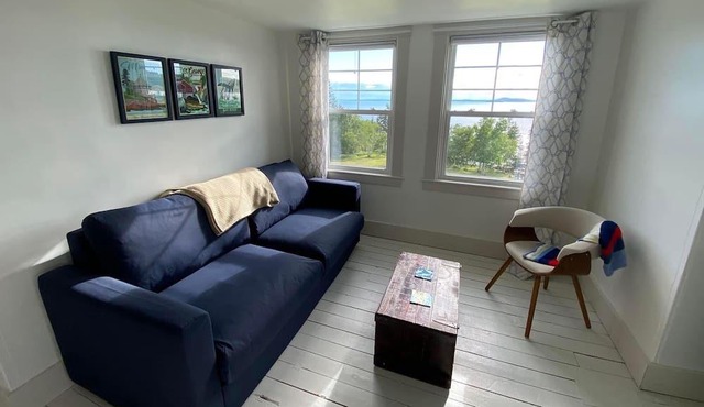 Historic, 3-story oceanfront estate w/ private beach