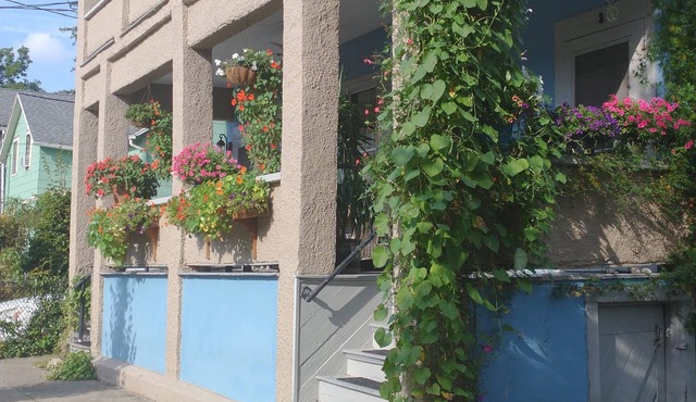 Historic carriage house with chef's kitchen. Renovated by & for property owner.