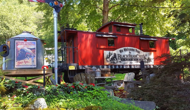 Historic, Completely Restored 1929 Caboose in Beautiful North Georgia Mountains