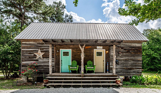 Historic cottage at 1895 Ashley Jewell estate 🍑42 acres and Ogeechee riverfront