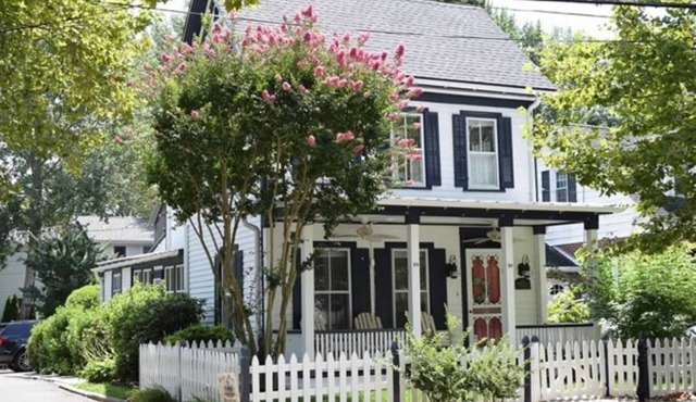 Historic cottage on tree lined Washington Street - Pet Friendly! Fenced yard