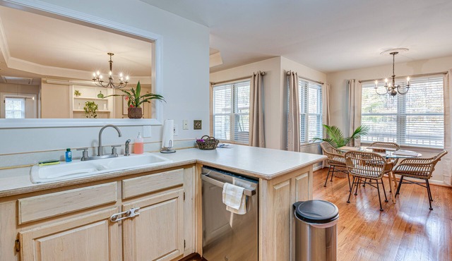 Historic Covington Getaway w/Fireplace & Yard!