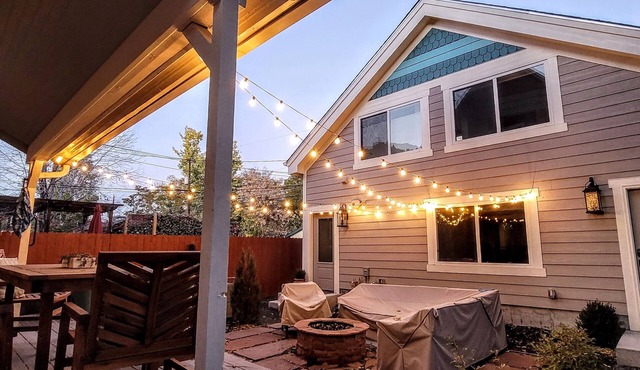 Historic Denver Home with Hot Tub, Chef's Kitchen & RiNo at Your Doorstep