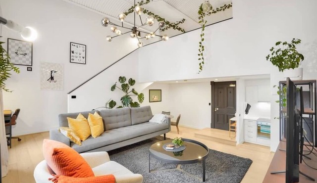 Historic & Designer Loft Style Apt+Parking,Pool