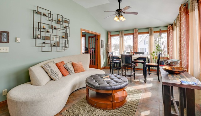Historic Eau Claire Home w/ Porch + Sunroom!