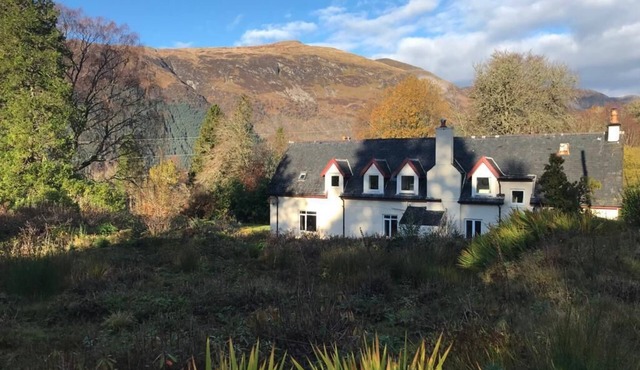 Historic family home with stunning views of Loch Lochy and private beach