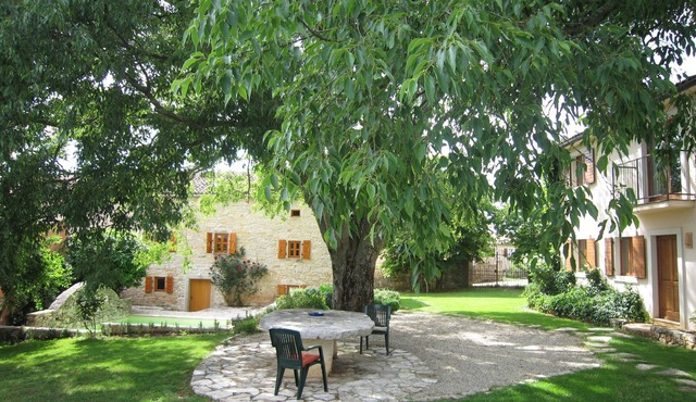 Historic farmhouse amidst Istrian vineyards
