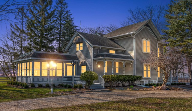 Historic Farmhouse with 157 acres- Elkhorn, WI. Featuring Horse Stable!