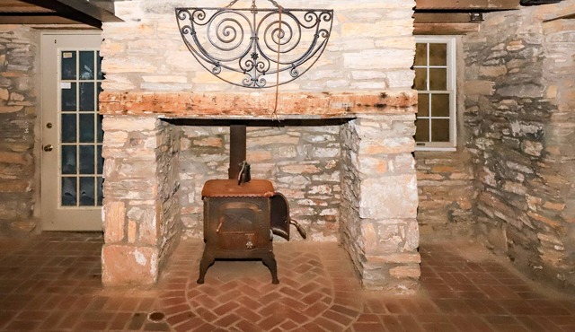 Historic French Country Farmhouse on 14 Pastoral Acres Next to Covered Bridge