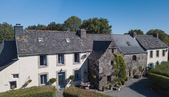 Historic home in the Monts D'Arrée now a dog-friendly gîte with swimming pool