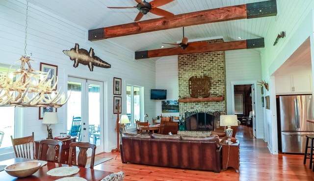 Historic lodge on historic Lake Nichols