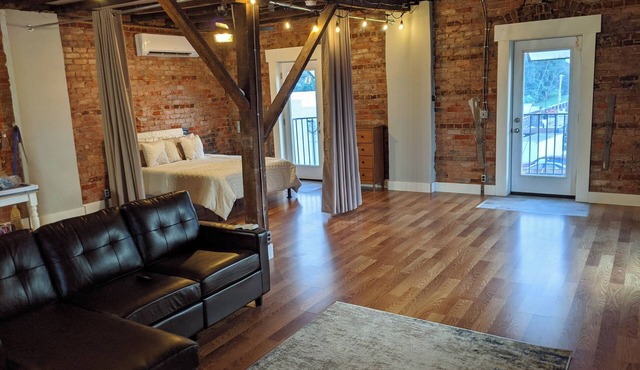Historic Loft with balconies.