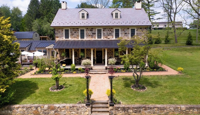 Historic luxury Forge mansion estate on the banks of French Creek. Pet friendly