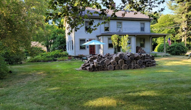 Historic Madison Home on lovely 1.2 acre setting and 5 minutes to private beach.