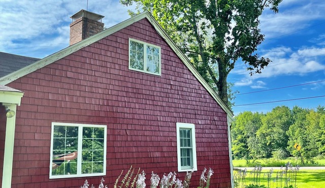 Historic Maine Farmhouse on 14 Acres – Fireplaces, Forest, Dark Skies
