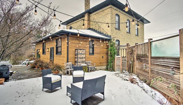 Historic Michigan Farmhouse with Grill and Fire Pit!