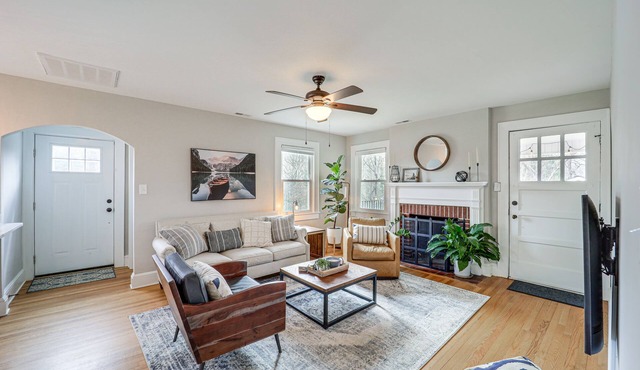 Historic Morganton Home w/ Patio & Fire Pit!