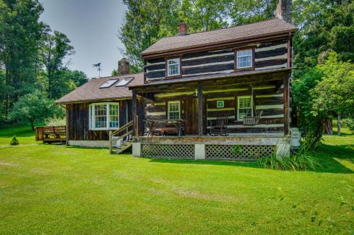 Historic Morrisdale Area Cabin with Deck and Fireplace