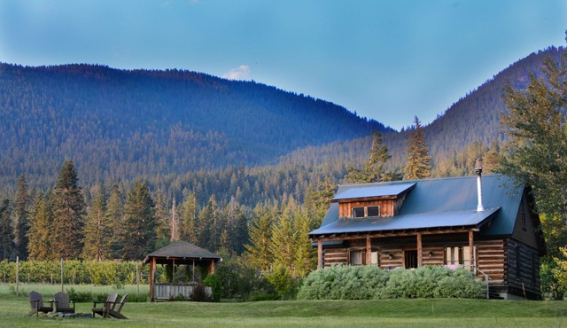 Historic Restored 1200 Sf Log Lodge Overlooking Flathead Lake