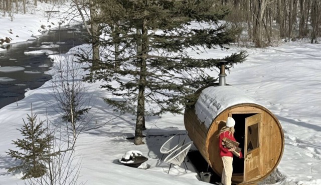 Historic River Cabin Sauna & Swimming Hole Warner's Camp Near Whiteface