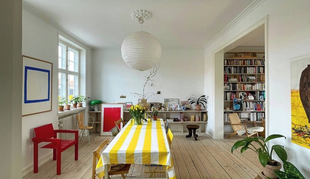 Historic row house in Denmark's first garden city