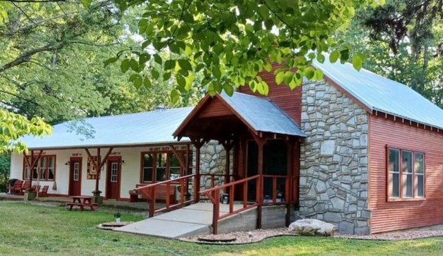 Historic Schoolhouse Near The Buffalo River